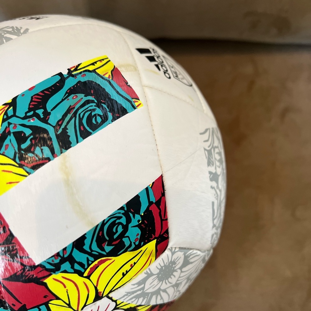 ADIDAS MLS TRAINING BALL WHITE/MULTI COLOR - Picture 3 of 5